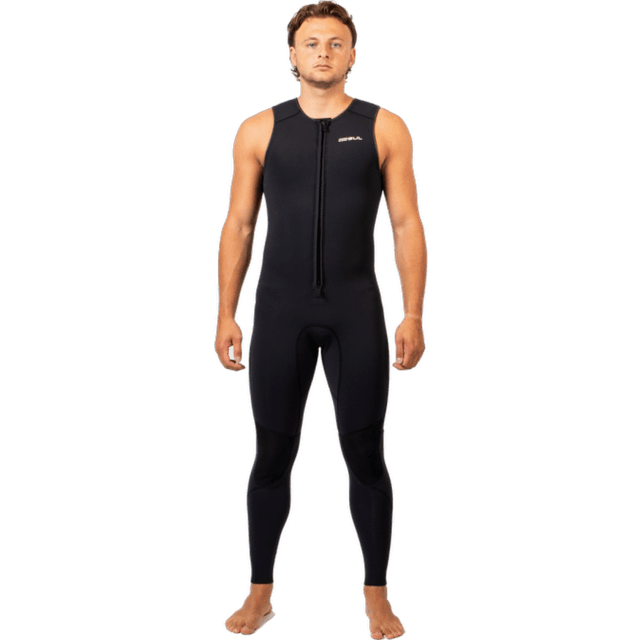 Gul Herre Response Natur 3mm Long John Våddragt Black