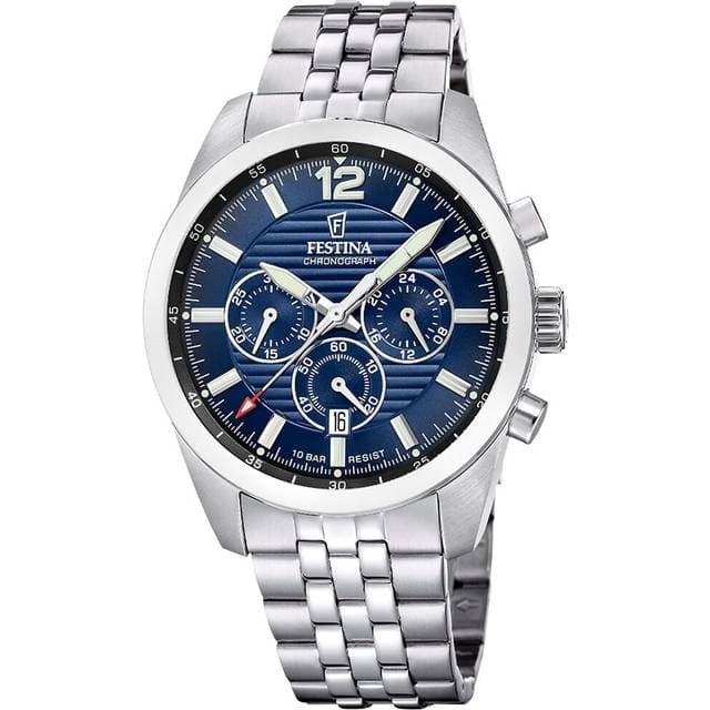 Festina Timeless Chrono F20742 44 mm Quartz Mineralglas