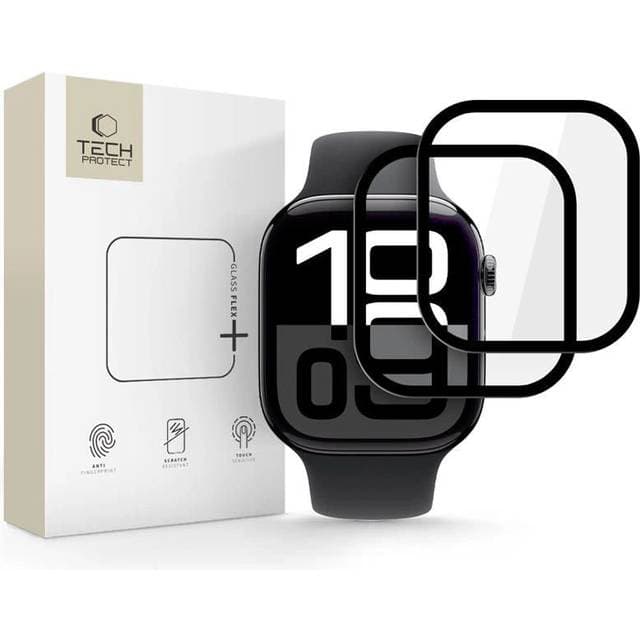 Tech-Protect Glass Flex Hybrid Glass 2-Pack Apple Watch 10