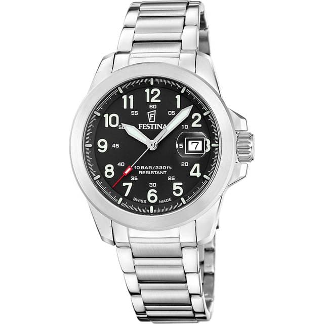 Festina Swiss Made Field Field Set F20081 4 Quartz Safirglas