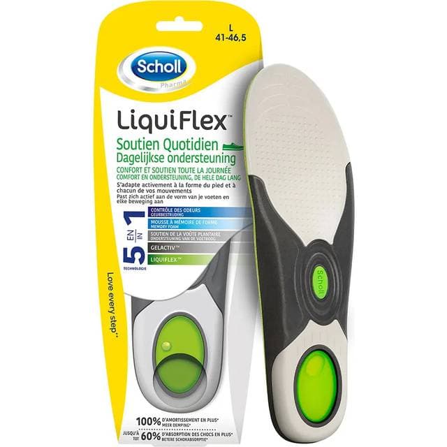 Scholl LiquiFlex Indlægssåler Daily Support Mænd