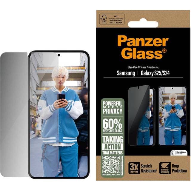 PanzerGlass Privacy Screen Protector Samsung Galaxy S25