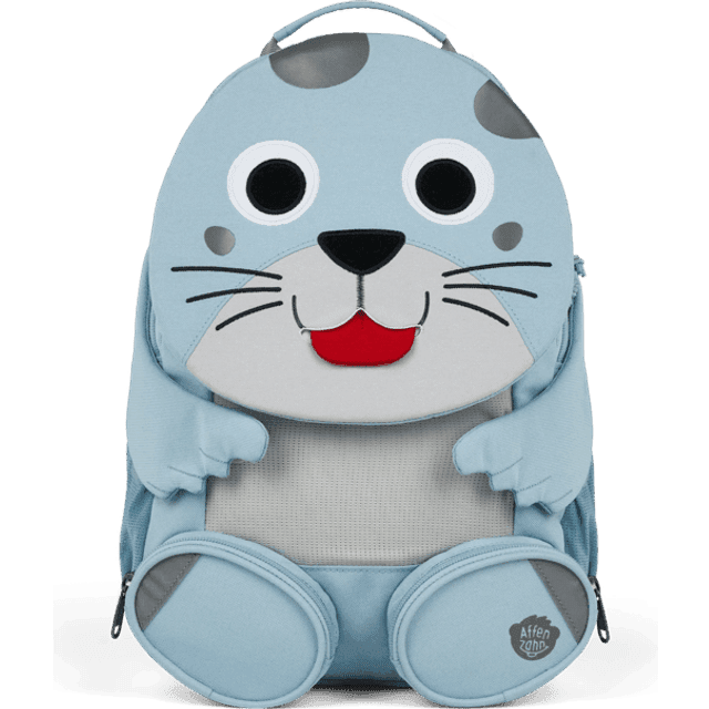 Affenzahn Large Friend Seal Ergonomic Rygsæk - Blue