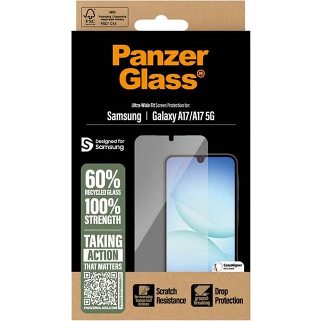 PanzerGlass Samsung Galaxy A17 Ultra-Wide Fit Screen Protector