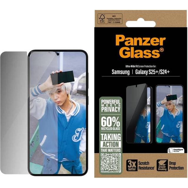 PanzerGlass Privacy Screen Protector Samsung Galaxy S25+
