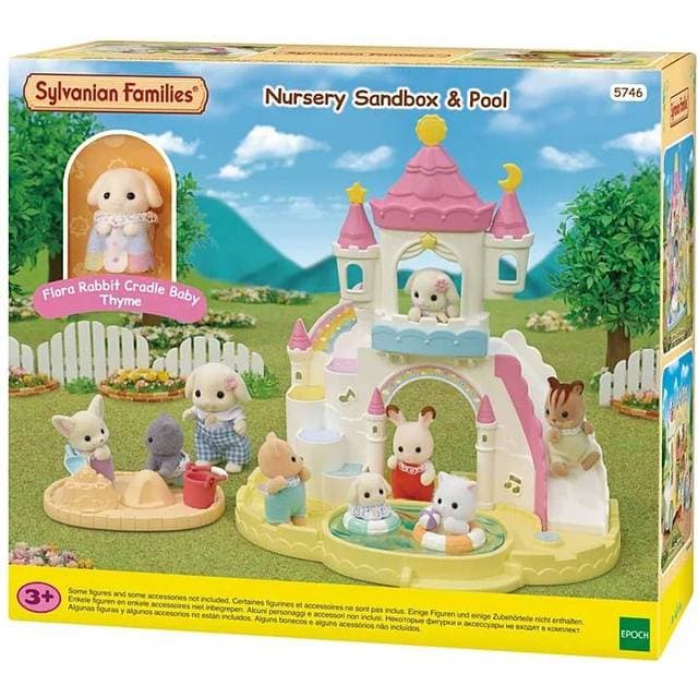 Sylvanian Families Børnehave Sandkasse Og Badebassin