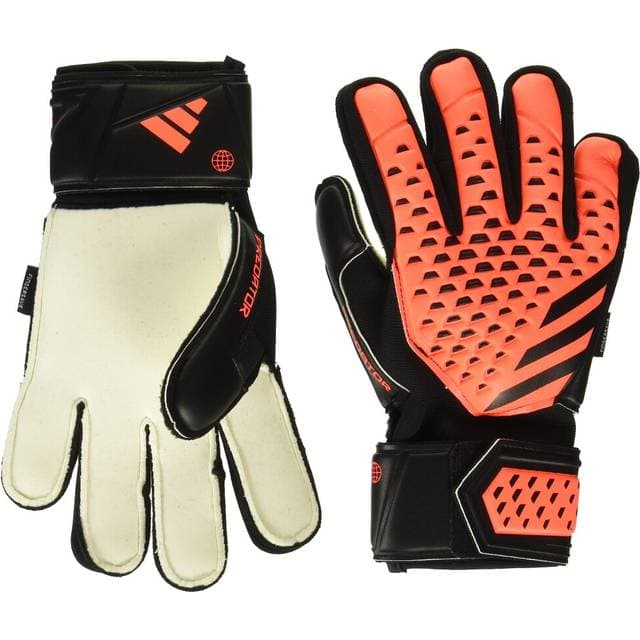 adidas Unisex Adult Match Fingersave Predator Gloves Solar Ora