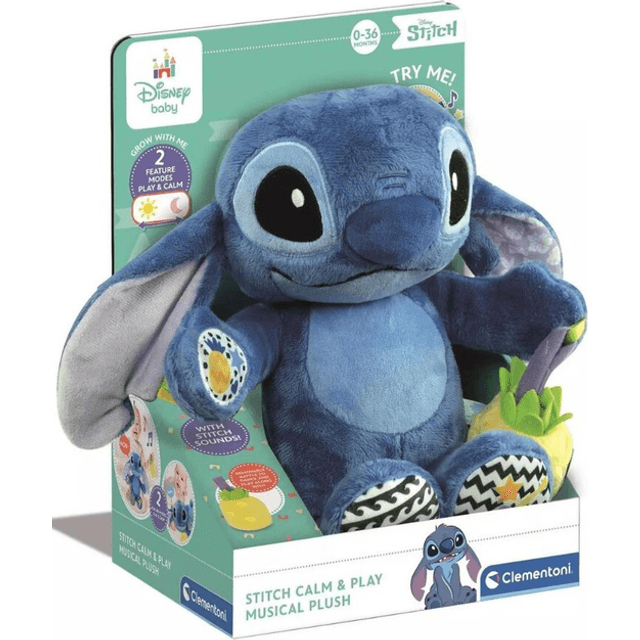 Clementoni Disney Stitch Interactive Soft Toy Plush