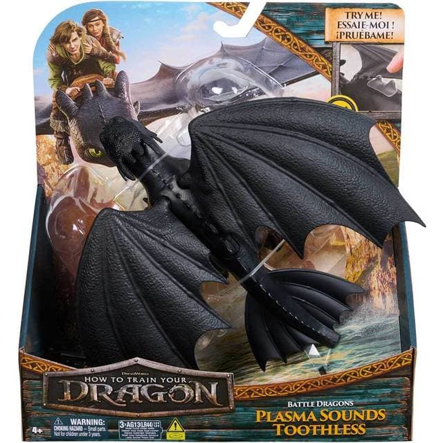 Spin Master Dragons Movie Toothless Figur 4 År