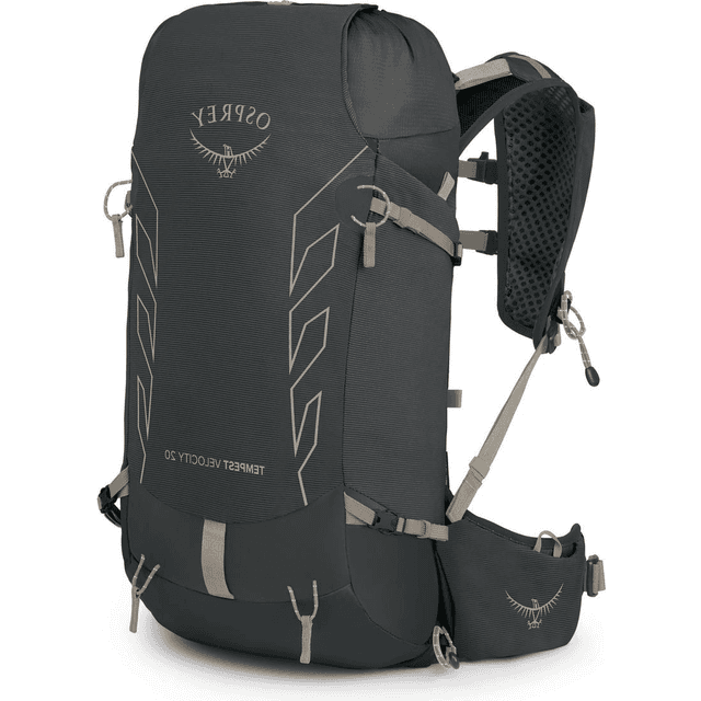 Osprey Tempest Velocity 20 Dark Charcoal Chiru Tan