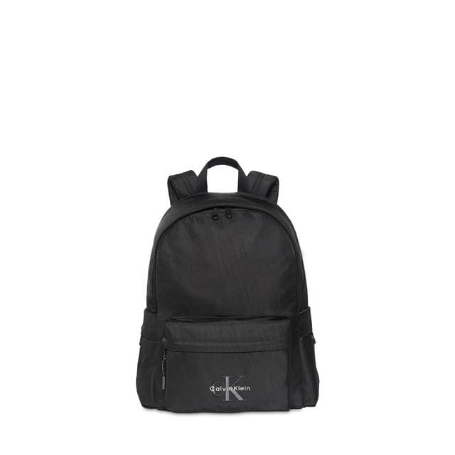 Calvin Klein Nylon Monogram Logo Backpack - Grå/Sort/Hvid