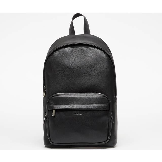 Calvin Klein Raised Micro Pebble Round Backpack - Black