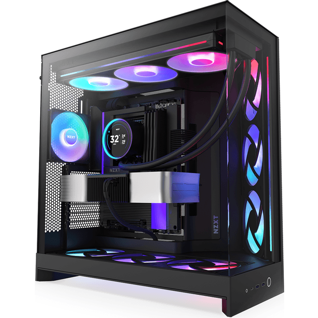 NZXT H9 Flow RGB 2025 Midi Tower Black