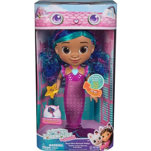 Spin Master Movie Sing & Shine Mermaid Gabby Doll 36 cm