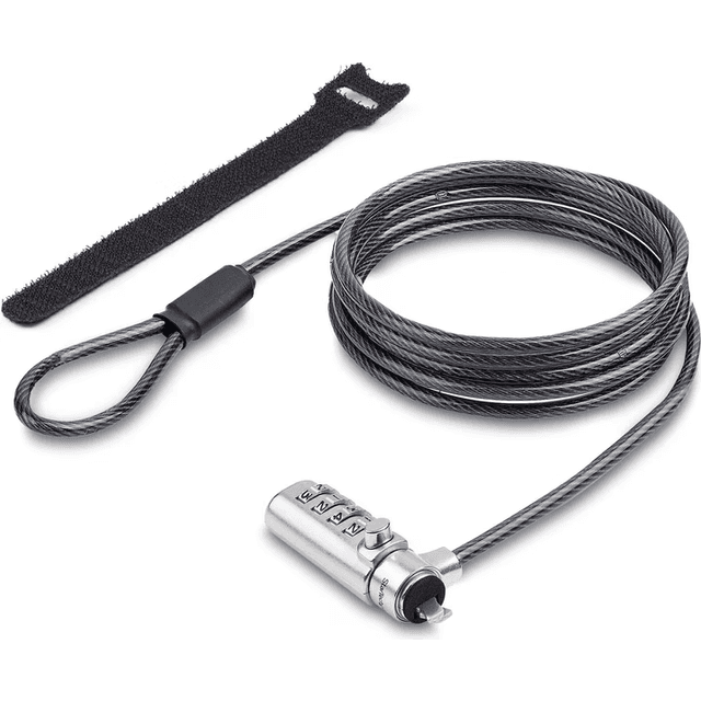 StarTech Slim Lock K-Slot Compatible 6.6ft Cable