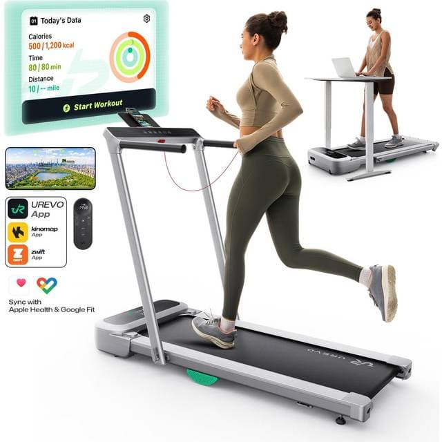 Urevo Foldimix 5 Pro Løbebånd Black