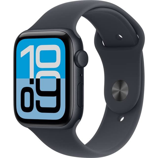 Apple Watch SE 3 GPS 44mm Midnat Sportsrem M L