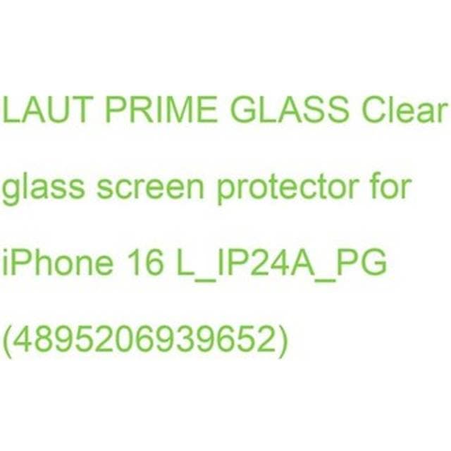 Laut Prime Glass Screen Protector for iPhone 16