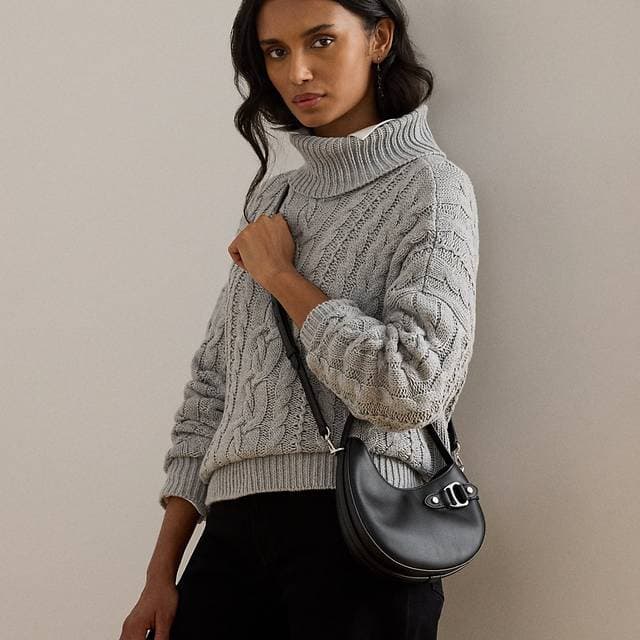 Lauren Ralph Lauren Skuldertaske - Sort