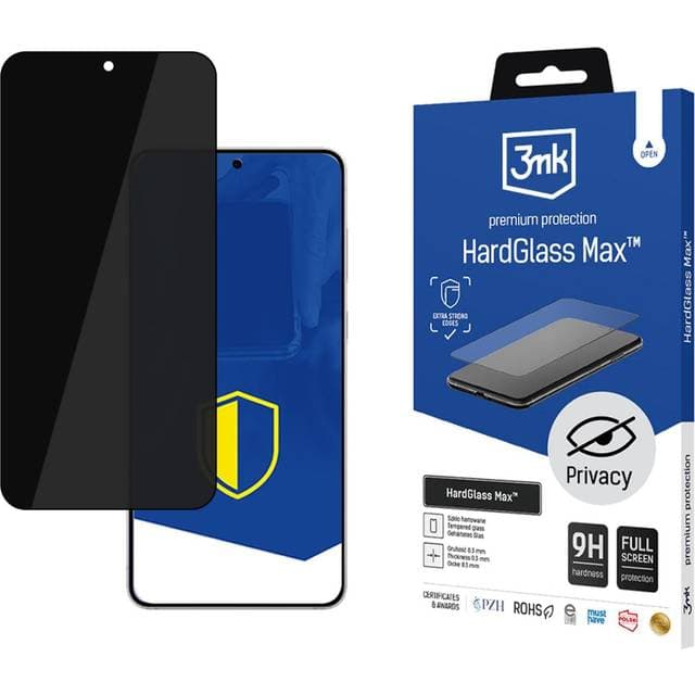 3mk HardGlass Max Privacy Tempered Glass Samsung Galaxy S25 Edge