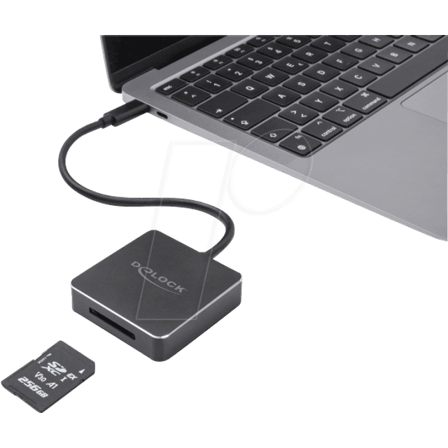 DeLock 91019 USB 3.1 Aluminium Plastic Cable 10000 Mbit USB 3.1