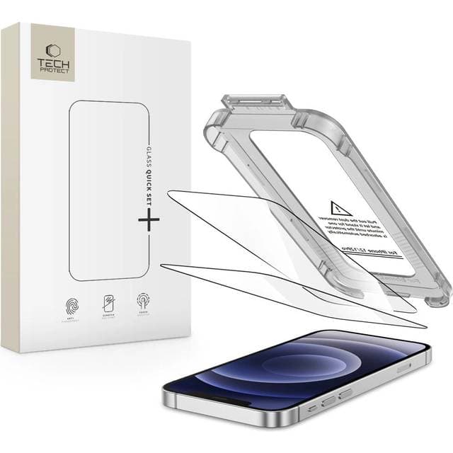 Tech-Protect Quick Set Plus Hardet Glass iPhone 12 Pro 2 Pack