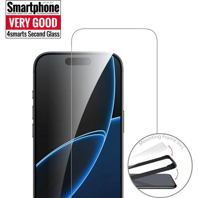 4smarts iPhone Air Second Glass Skærmbeskyttelse Monteringsramme