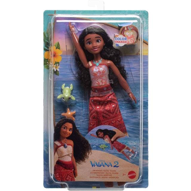 Mattel Disney Vaiana 2 Swimming Prinsessedukke