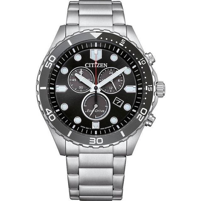 Citizen Stål Ecodrive Chronograph ECO Drive Quartz Herre Ur