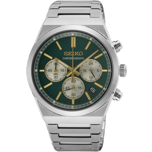 Seiko Conceptual Green Chronograph Men's Watch SSB461P1