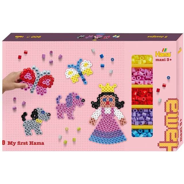 Hama Maxi Perler Inkl 900 Perler Og 3 Plader 8717