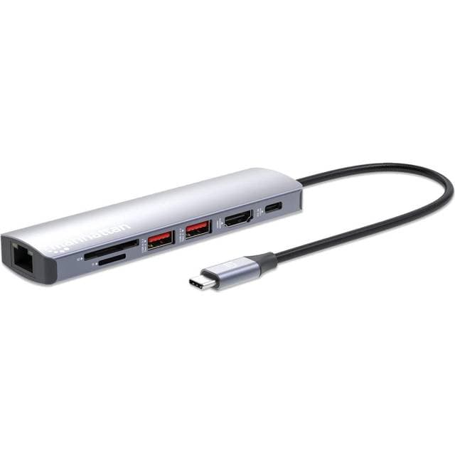 Manhattan 7-in-1 4K USB-C Dockingstation