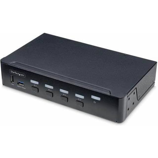 StarTech 4-Port DisplayPort KVM Switch 4K 60Hz TAA Compliant