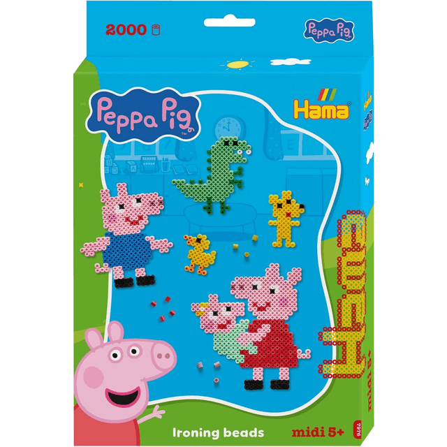 Hama Midi Perler Gurli Gris Lillesøster 2000 Stk