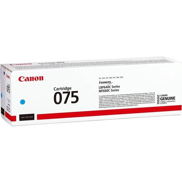 Canon Toner Cartridge Lasertoner Cyan 075 - Cyan