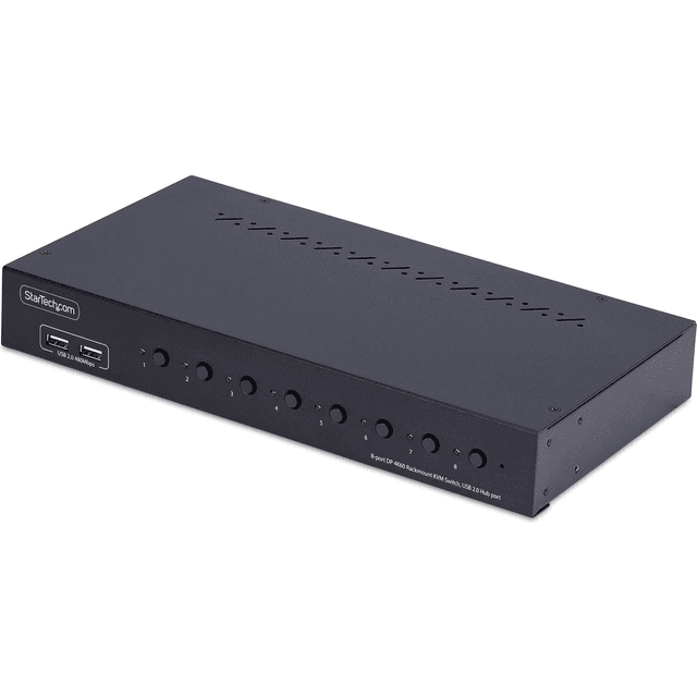 StarTech 8-Port DisplayPort KVM Switch 1U Rack Mount Kit