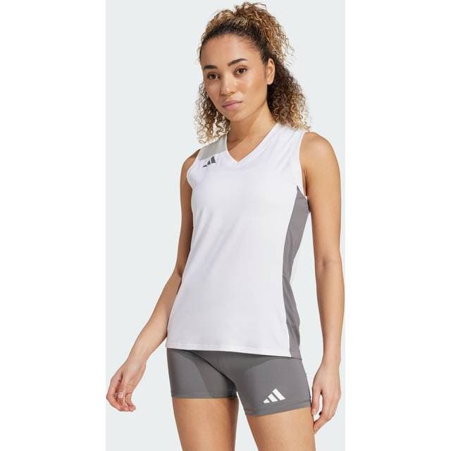 adidas Quickset Ærmeløs Volleyballtrøje - White