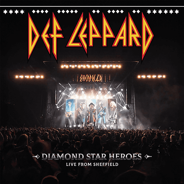 Def Leppard LP Diamond Star Heroes Live from Sheffield Standard (Vinyl)