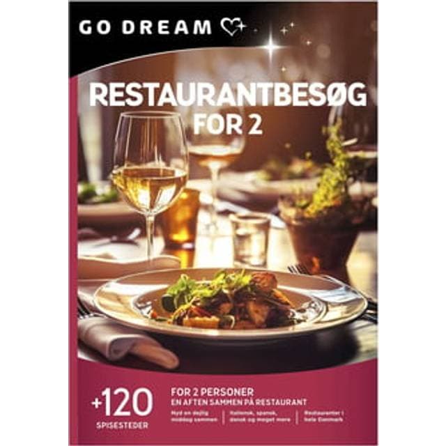 GO DREAM Gavekort Restaurantbesøg