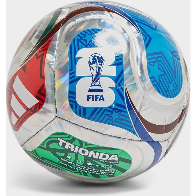 adidas Fodbold Trionda Training Foil VM 2026 - Sølv/Hvid/Blå