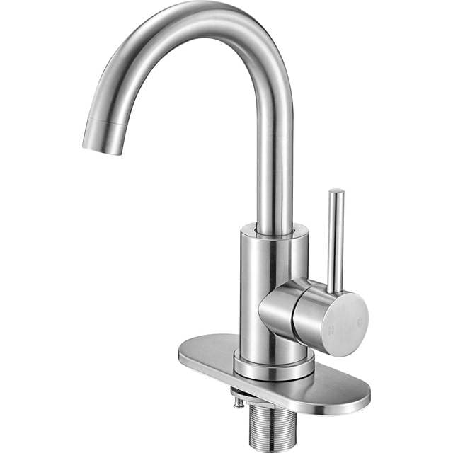 VEVOR Enkeltgrebs Håndvaskarmatur Børstet Nikkel