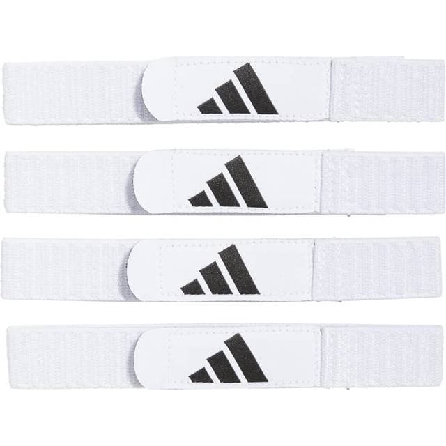 adidas Soccer Shin Guard Strap - White/Black