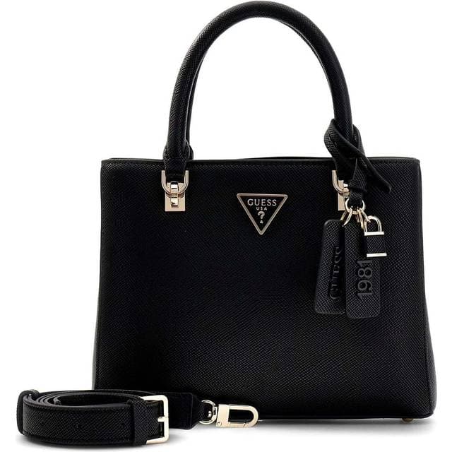 Guess Håndtaske Noelle II Multi Comp Satchel - Sort