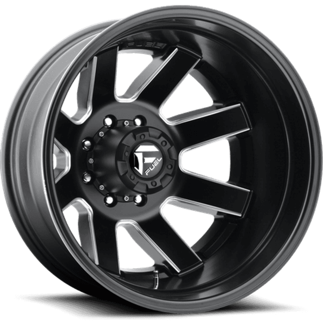 Fuel D538 Maverick Dually Matte Black Milled Wheel