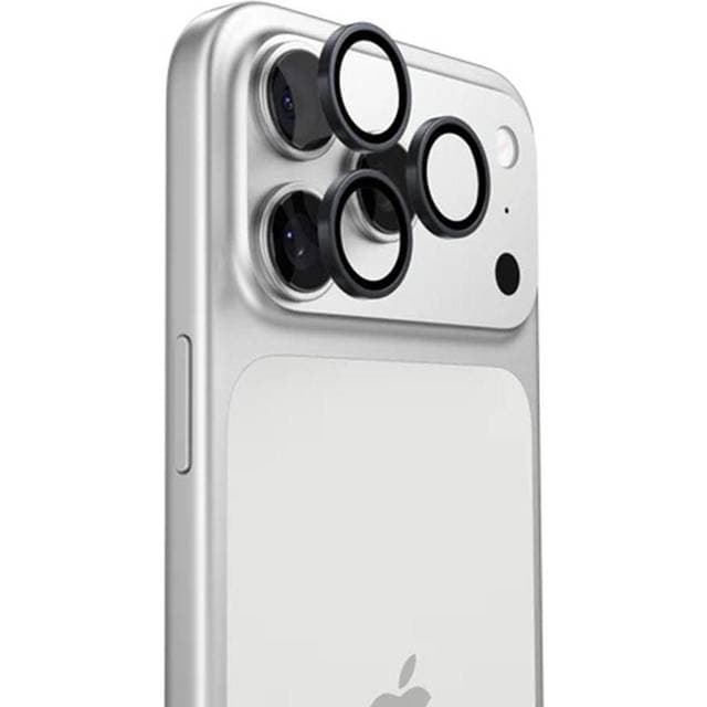 Torras iPhone 17 Pro Max LensGuard Kameralinsebeskyttelsesglas Sort