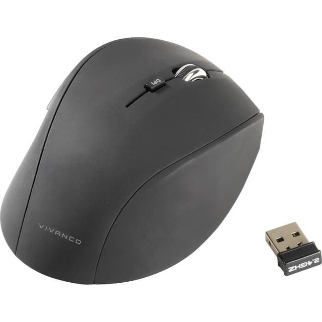 Vivanco USB Wireless Mouse 1600dpi Silent Klick