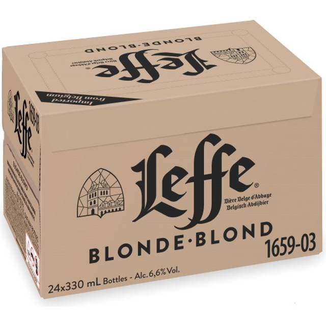 Leffe Blonde 24-pak 6.6% 33 cl