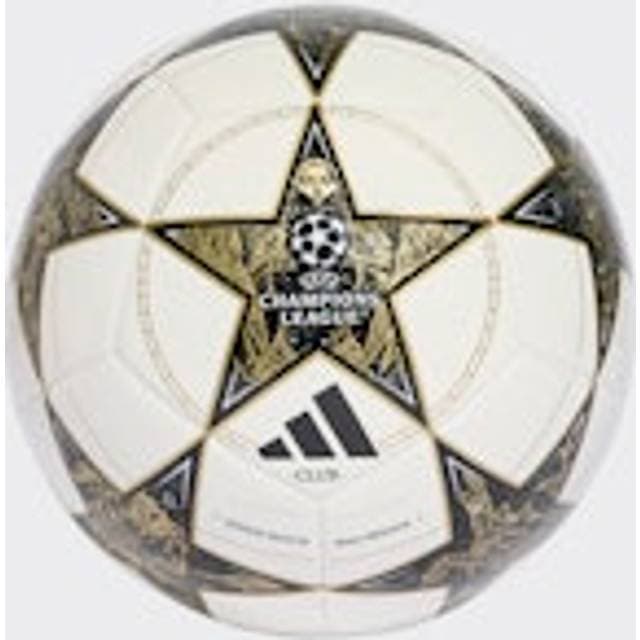 adidas Real Madrid Fodbold Champions League Club - Hvid/Sort/Guld