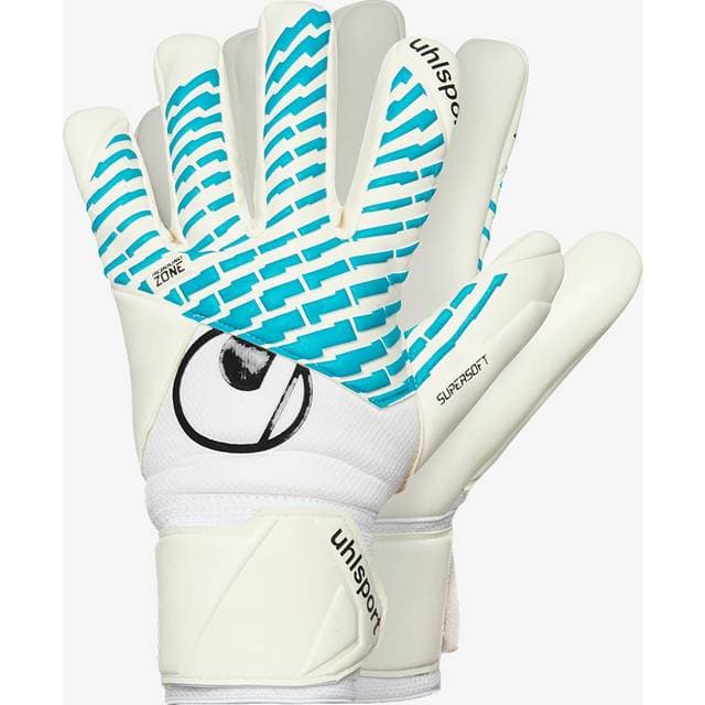 Uhlsport Målmandshandske Fangmaschine CyberTec Supersoft HN - Hvid/Turkis/Sort