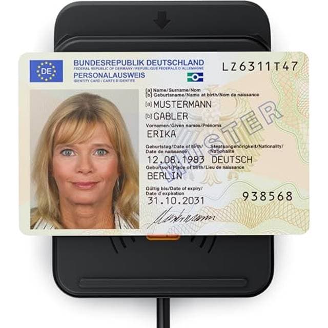 CSL Personalausweis Lesegerät NFC SmartCard Reader